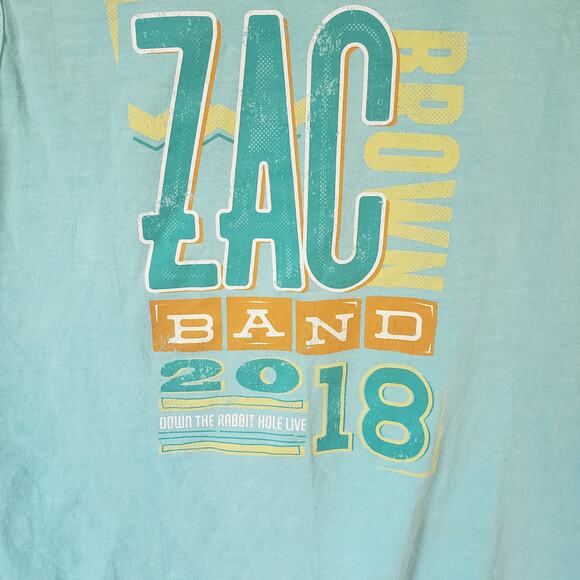 Zac Brown Band Women's 2018 Concert Tank Top Size Small - Picture 3 of 5